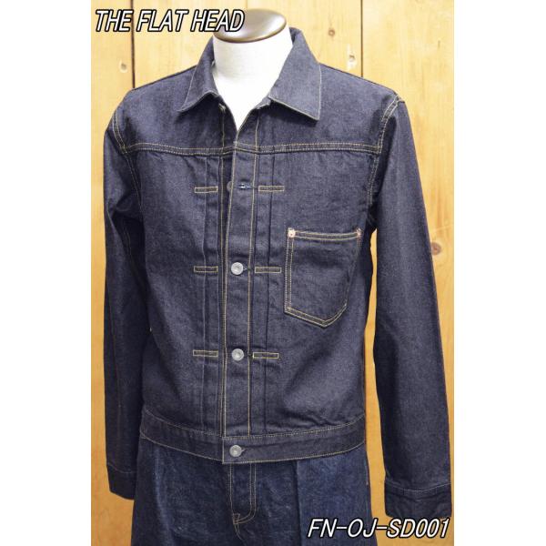 フラットヘッド Gジャン FN-OJ-SD001 12oz. デニムジャケット 40’sモデル th...