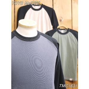 トイズマッコイ TMC1631 McHILL SPORTS WEAR クロップドラグランTシャツ　ブ...