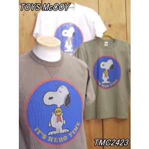 トイズマッコイ TMC2423 SNOOPY TEE "IT'S HERO TIME"半袖 Tシャツ toysmccoy｜craft-ac