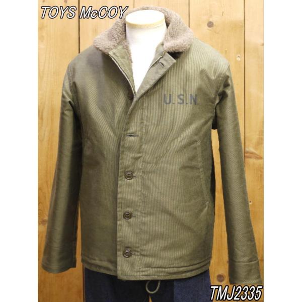 トイズマッコイ TMJ2335 N-1 デッキジャケット オリーブ toysmccoy n1