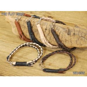 フラットヘッド WB-05W カンガルーレザーブレスレット