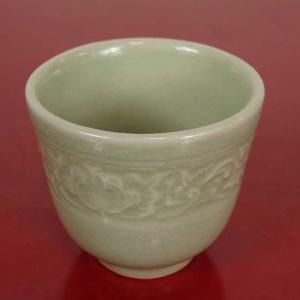 湯呑み セラドン焼き ブルー系 筒形 サイヤムセラドン(Siam Celadon