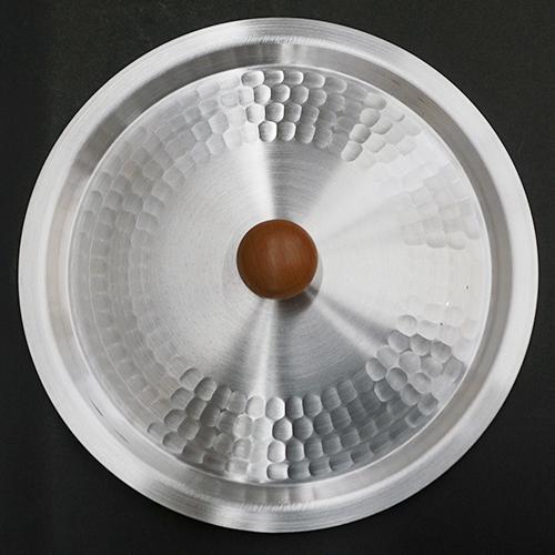 中村銅器製作所 アルミ の 鍋 蓋 21cm 打出