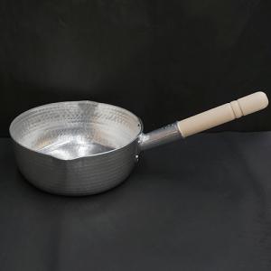 雪平鍋 ゆきひら 日本製 六寸 (18cm) 江戸職人製 アルミ製 行平 手作り