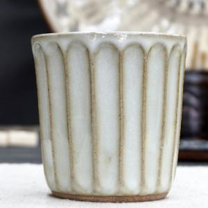 益子焼 ぐい呑み 佐久間賢司作 塩釉ぐい呑 item no.2f467 : ハマダヤ