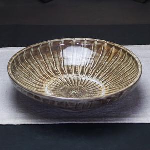 茶道具 菓子器 菓子鉢 模乾山大根 佐久間勝山作 松古窯 茶道 : 茶道具