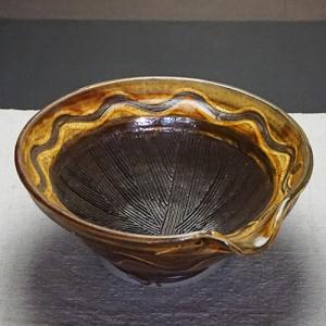 茶道具 菓子器 二段重（引重） 義山（ガラス）、 南 元比古作 : 佐藤