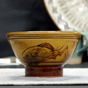 湯町窯大皿30cm 布志名焼 美品 魚 布 民藝 横 レトロ 食器 湯町窯大皿30cm 布志名焼 美品 魚 布 民藝 横 レトロ 食器 工芸品