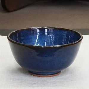 煎茶道具 湯沸かし 大 横手ボーフラ 磁器製 井上春峰作 約直径4寸 茶道