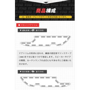 トヨタ ハリアー 80系 ガードマット キック...の詳細画像4