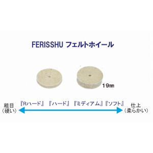 FERISSH フェルトホイール19 φ×6 RH(ロックハード)｜craft-navi