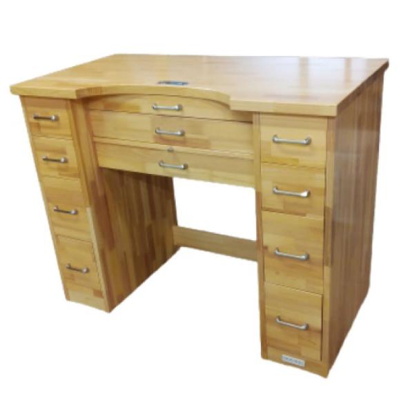 【在庫限り/納期未定】小次郎 彫金作業机 両袖 ナチュラル [大型配送別途要]【大型配送D】