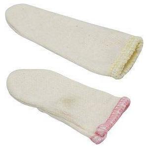 布製ユビサック 中指用 黄色 10個