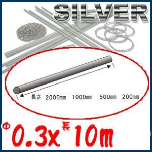 在庫限り終了】S&F（シーフォース） 950銀丸線 φ3.0×500mm 直