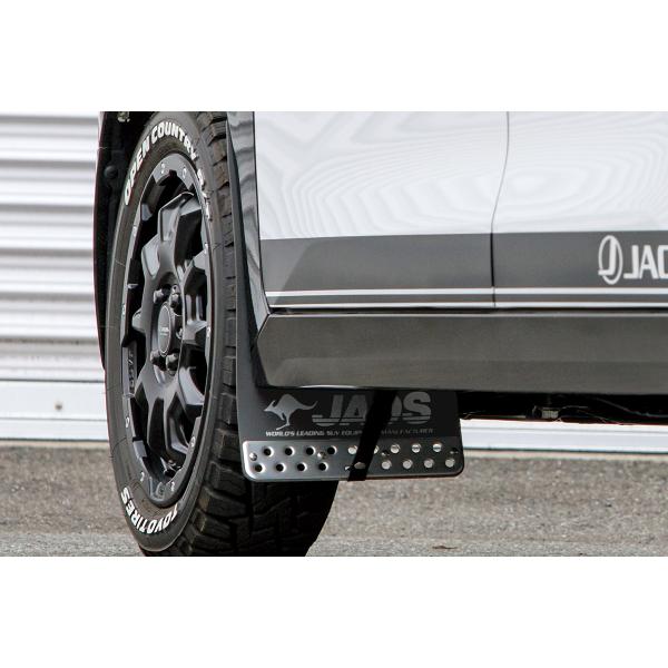 【JAOS】マッドガードIII フロントセット ブラック デリカミニ用