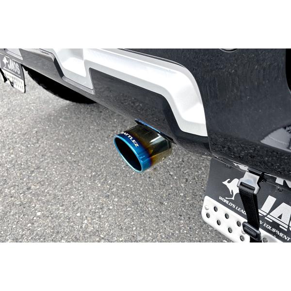 【JAOS】BATTLEZ マフラーカッター Ti チタンテール デリカミニ用