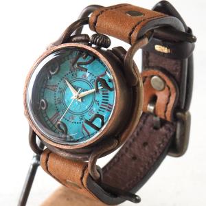 手作り腕時計 ハンドメイド ARKRAFT(アークラフト) PATRICE OCEAN プレミアムストラップ/メンズ レディース ユニセックス 男女兼用 ペアウォッチ お揃い