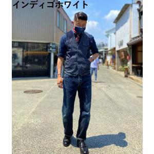 graphzero（グラフゼロ） アビエーターワークベスト インディゴ メンズ