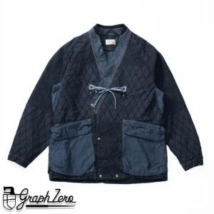 graphzero（グラフゼロ） 作務衣 ジャケット ネップデニム 11oz