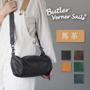 Butler Verner Sails(バトラーバーナーセイルズ) 馬革 ロールショルダーバッグ  レディース メンズ 斜めがけ 肩掛け ポシェット 筒形｜craftcafe