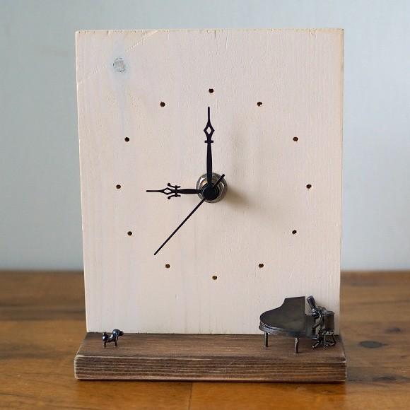 ブロンズ造形作家・コイズミタダシ コビトの置時計「21時にさよならを。」