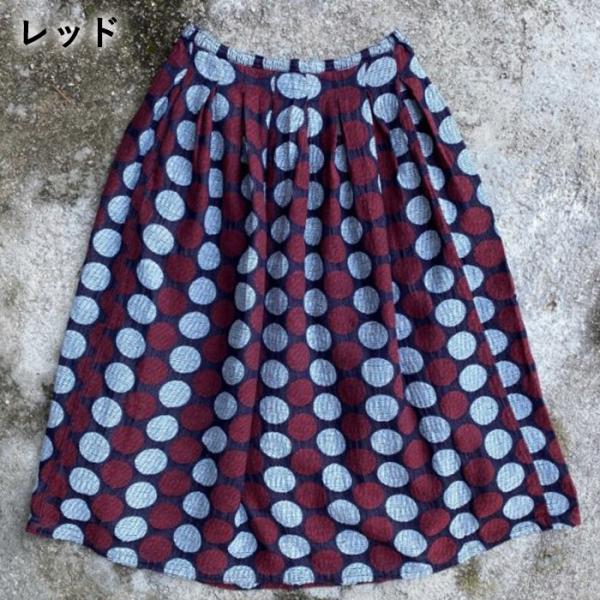 【4色】graphzero（グラフゼロ）プリーツスカート 水玉柄 S M L / 岡山 倉敷 児島 ...