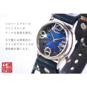 手作り腕時計 ハンドメイド 渡辺工房 メンズシ...の詳細画像1