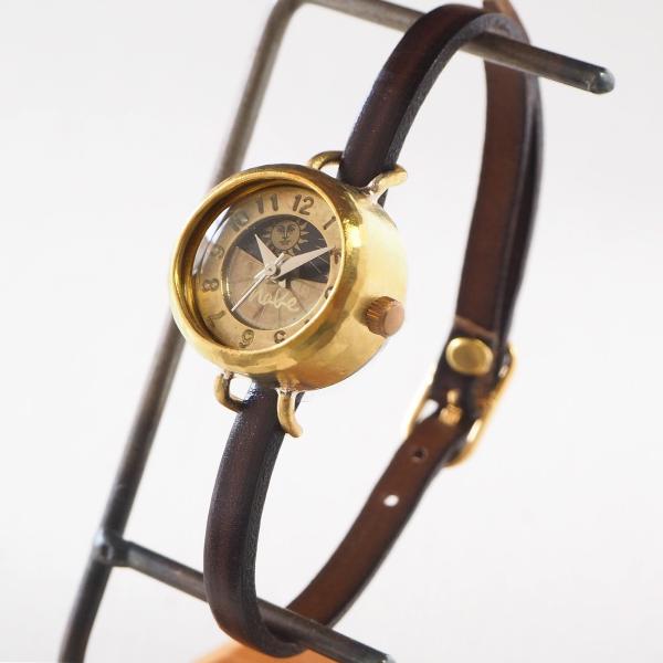 手作り腕時計 ハンドメイド 渡辺工房 Lady's Brass レディースブラス SUN＆MOON ...
