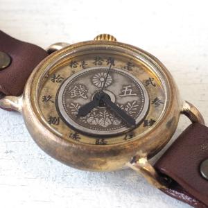 手作り腕時計 ハンドメイド 渡辺工房 斜め文字...の詳細画像2
