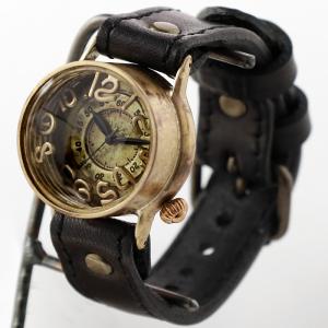 渡辺工房 手作り腕時計“AMENBO Spiral-HW3” 手巻き式 40mm / 渡辺正明