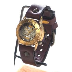 手作り腕時計 ハンドメイド 渡辺工房 手巻き式...の詳細画像1