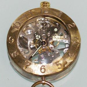 手作り懐中時計 ハンドメイド 渡辺工房 手巻き...の詳細画像1