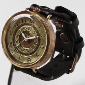 渡辺工房 手作り腕時計“AMENBO Spiral-HW3” 手巻き式 40mm / 渡辺正明