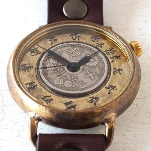 手作り腕時計 ハンドメイド 渡辺工房 斜め文字...の詳細画像4