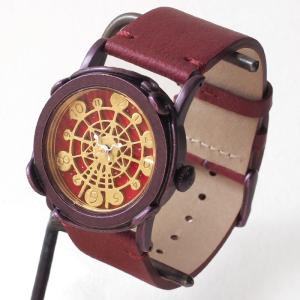DEDEGUMO(デデグモ) 手作り 腕時計 観覧車 レッド メンズ レディース 
