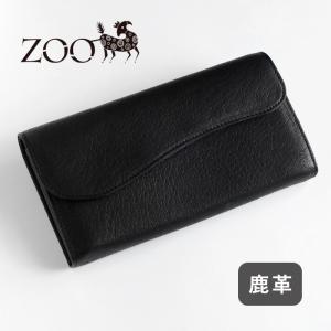 ZOO（ズー） イタリアンレザー 型押しドット柄 カラカルウォレット