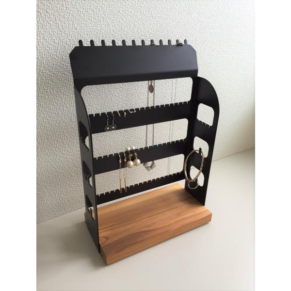 アクセサリースタンド ピアス イヤリング ネックレス 収納　〜black Condominium〜