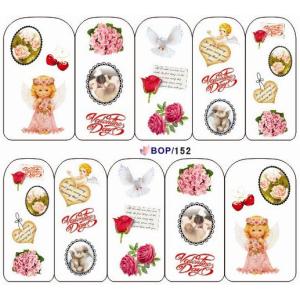 【メール便発送可】ネイルシール　エンジェル　ウォーターネイルシール　BOP152