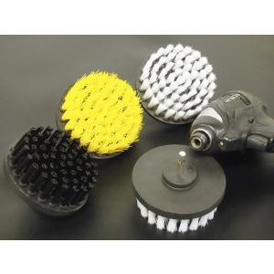 　家庭用　「研磨のミツクラ　ミツクラブラシミニ」　直径10cm　4インチ