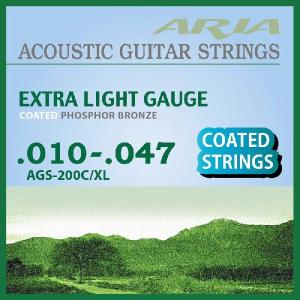 Aria　AGS-200C/XL  エクストラライトゲージ　 コーティング弦が安い｜craftn