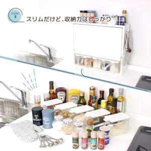 白い スパイスラック 調味料ラック ポット5杯...の詳細画像4
