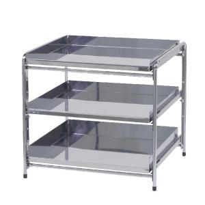 シンク下 スライド ラック 棚3段 幅50cm...の詳細画像2