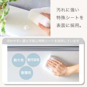 シューズボックス スリム 木製 下駄箱 幅70...の詳細画像5