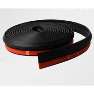 車内 静音化 ウェザーストリップ Z型 静音モール 気密性アップ (黒, 5m)