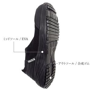 安全靴 スリッポン ニット素材 タルテックス ...の詳細画像3