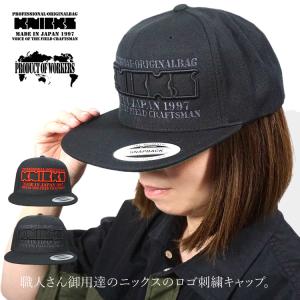 KNICKS（ニックス） KN-CPW OTTOツバ湾曲タイプキャップ 3D KNICKSロゴ