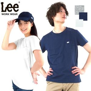 Lee Tシャツ 胸ポケット 無地 メンズ＆レディース 天竺 LCT29001 (1枚までネコポス)｜craftworks