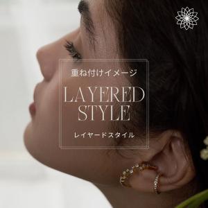 イヤーカフ 2個セット ジルコニア イヤーカフ...の詳細画像5