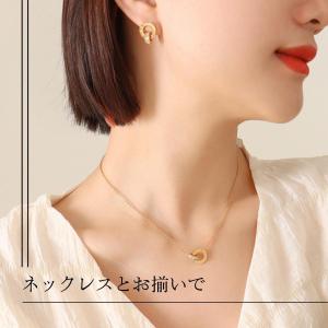 ピアス ジルコニア 金属アレルギー対応 18K...の詳細画像2