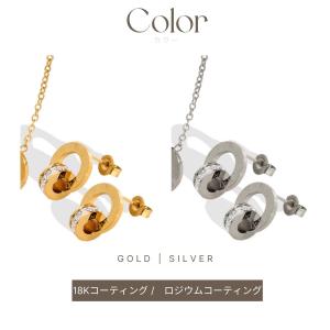 ピアス ジルコニア 金属アレルギー対応 18K...の詳細画像5